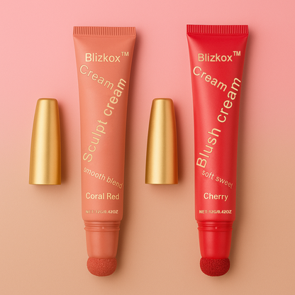 Blizkox™丨🎀 Sculpt & Blush Set (include high grade makeup brush)