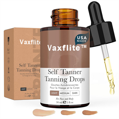 Your Endless Summer Glow Starts Here — Vaxflite™ Self Tanning Drops
