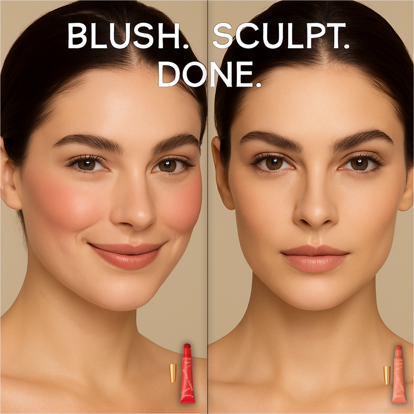 Blizkox™丨🎀 Sculpt & Blush Set (include high grade makeup brush)