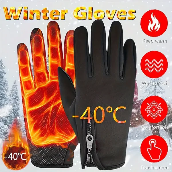 Windproof Winter Touchscreen Thermal Gloves